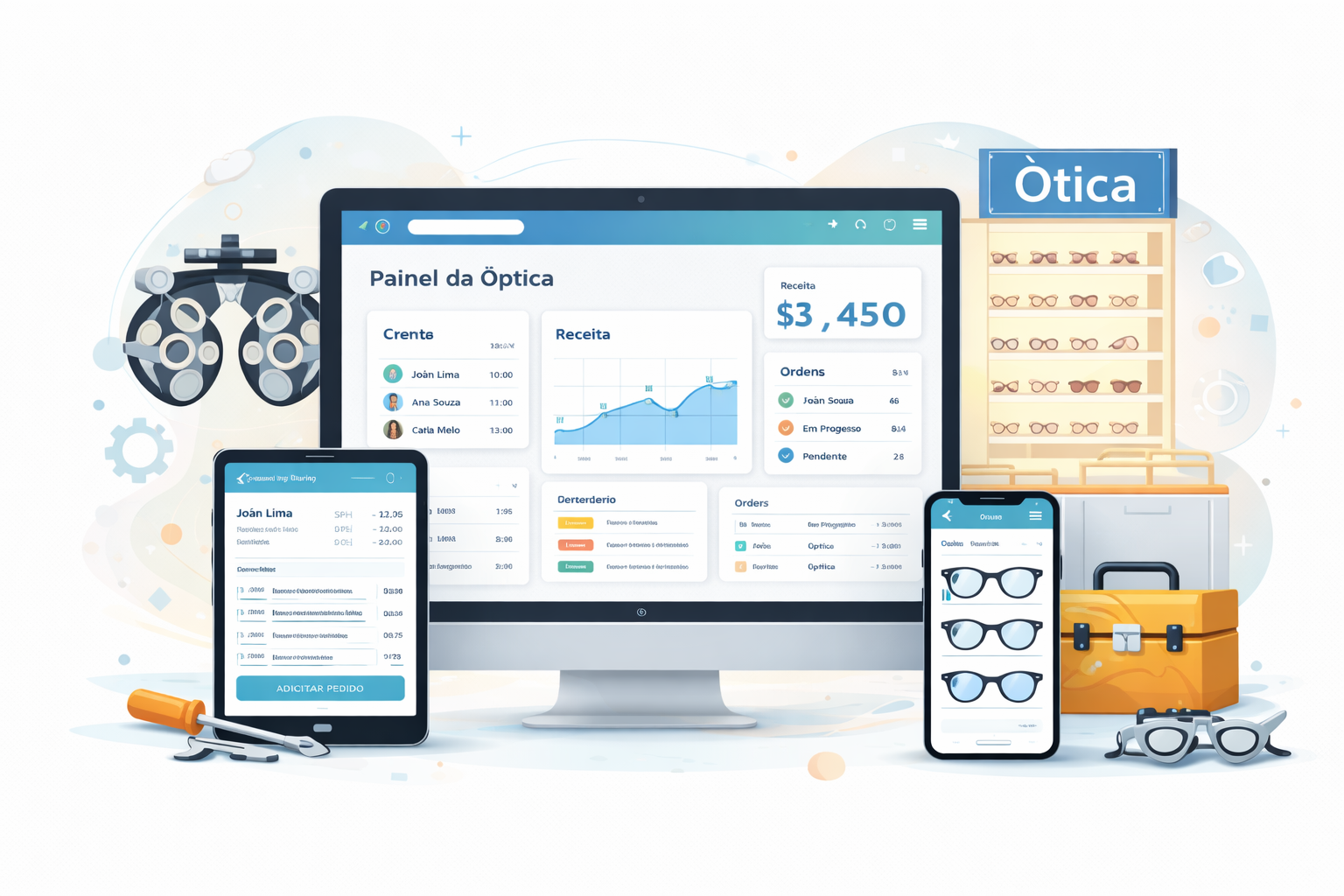Sistema para Óticas e Lentes de Contato